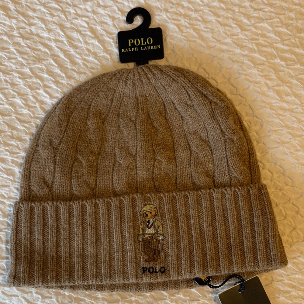 NWT! Polo by Ralph Lauren Cable Knit Beanie